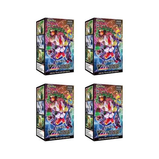 포켓몬 TCG 소드&실드 강화 확장팩 브이맥스 라이징 4 박스 (120팩/한글판)
