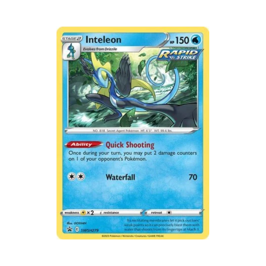 포켓몬 TCG 인텔리레온 P 소드 & 실드 프로모카드 (영문판)