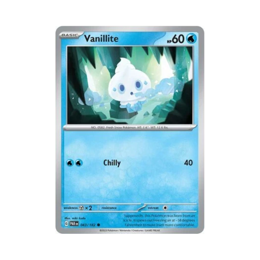 포켓몬 TCG 바닐프티 C 파라독스 리프트 (영문판) 카드 이미지