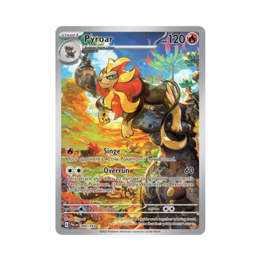 포켓몬 TCG 화염레오 IR 팔데아 이볼브드 (영문판)