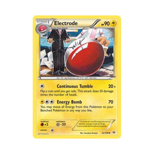 Pokemon TCG Electrode U Roaring Skies (English Ver.)