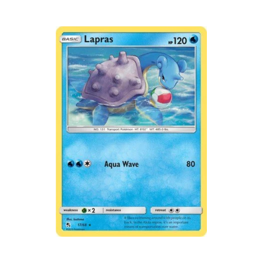 Pokemon TCG Lapras R Hidden Fates (English Ver.)