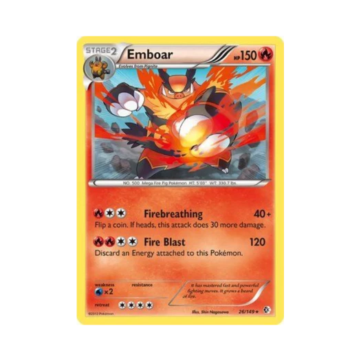 포켓몬 TCG 염무왕 RH 바운더리스 크로스드 (영문판)