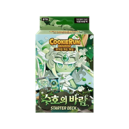 쿠키런 TCG 쿠키런 브레이버스 카드 게임 스타터 덱 수호의 바람 (60팩/한글판)