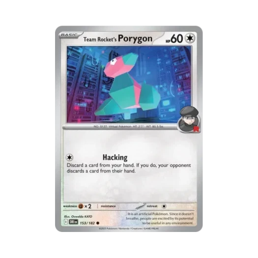 포켓몬 TCG 로켓단의 폴리곤 C 데스티니드 라이벌스 (영문판)
