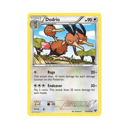 포켓몬 TCG 두트리오 U XY (영문판)