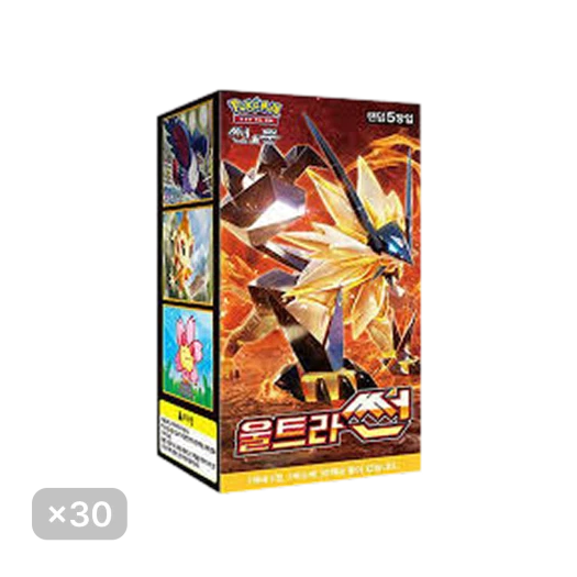 포켓몬 TCG 썬&문 확장팩 울트라썬 30 박스 (900팩/한글판)