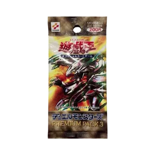 Yu-Gi-Oh OCG Duel Monsters Premium Pack 3 Packs (Card of 5/Japanese Ver.)
