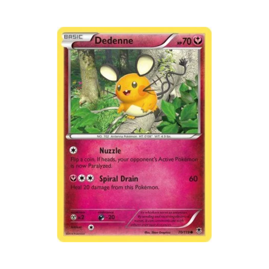 포켓몬 TCG 데덴네 C 팬텀 포스 (영문판)