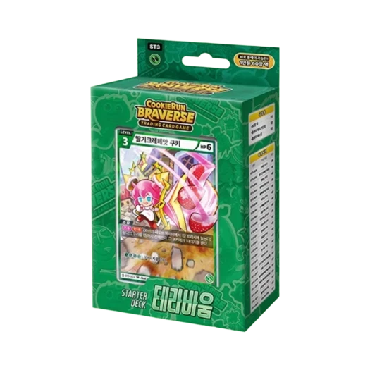 쿠키런 TCG 쿠키런 브레이버스 스타터 덱 테라바움 (60팩/한글판)