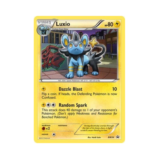 Pokemon TCG Luxio P Black & White Promos (English Ver.)