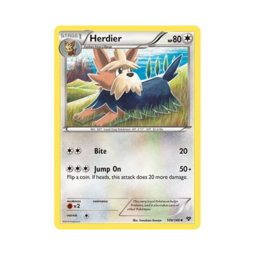 Pokemon TCG Herdier U XY (English Ver.)