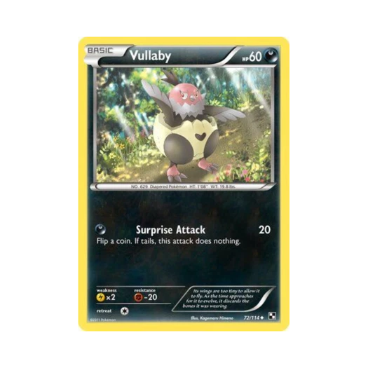 포켓몬 TCG 벌차이 U 블랙 & 화이트 (영문판)