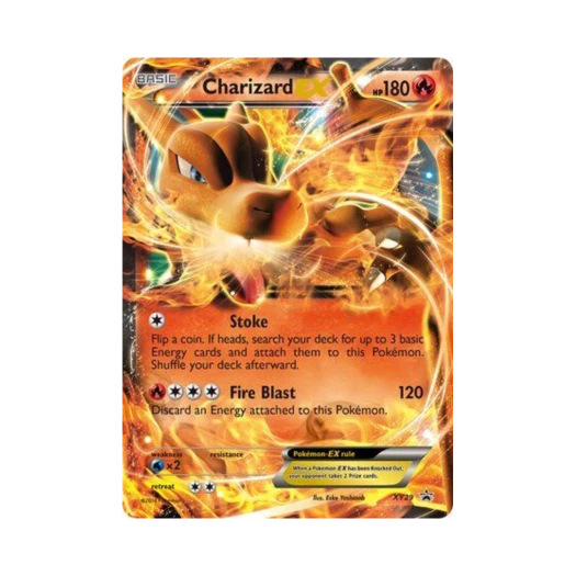포켓몬 TCG 리자몽 EX P XY 프로모 카드 (영문판)