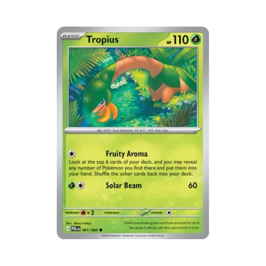 Pokemon TCG Tropius C Pitch Black (English Ver.)