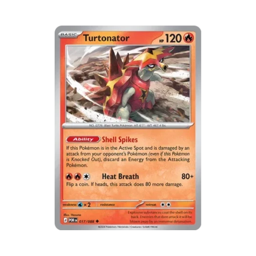 Pokemon TCG Turtonator U Perfect Order (English Ver.)