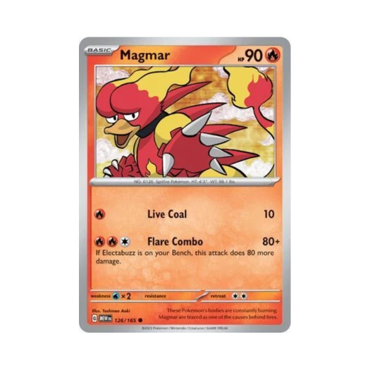 Pokemon TCG Magmar C Scarlet & Violet 151 (English Ver.)