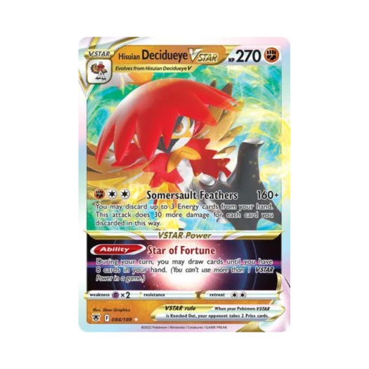 포켓몬 TCG 히스이 모크나이퍼 VSTAR HRV 아스트랄 레디안스 (영문판)