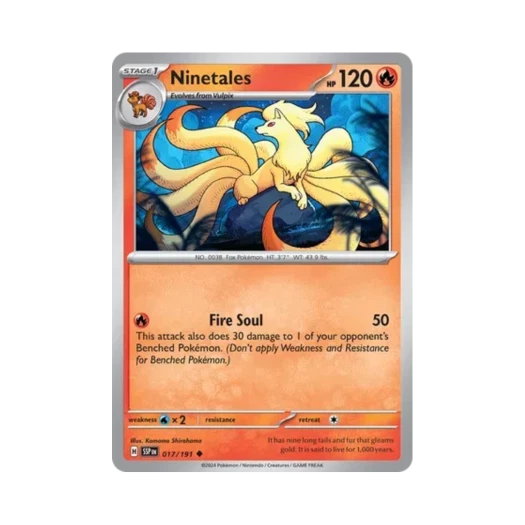 Pokemon TCG Ninetales U Surging Sparks (English Ver.)