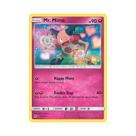 Pokemon TCG Mr. Mime R Hidden Fates (English Ver.)