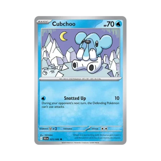 Pokemon TCG Cubchoo C Black Bolt (English Ver.)