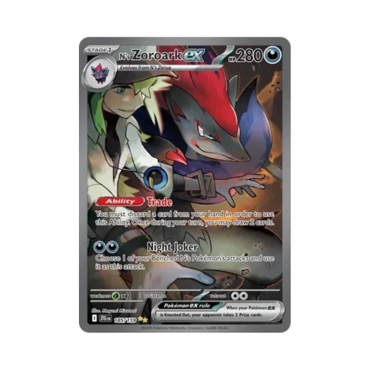 Pokemon TCG N's Zoroark ex SIR Journey Together (English Ver.)