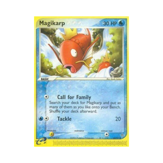 포켓몬 TCG 잉어킹 C EX 드래곤 (영문판)