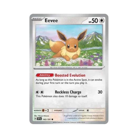 포켓몬 TCG 이브이 C 서징 스파크 (영문판) 카드 이미지