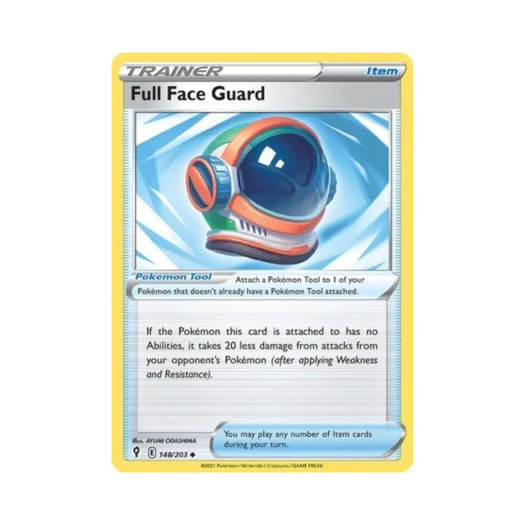 Pokemon TCG Full Face Guard U Evolving Skies (English Ver.)