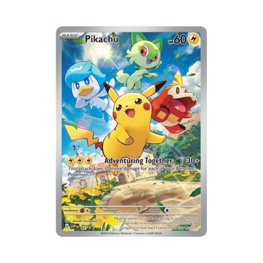 Pokemon TCG Pikachu P Scarlet & Violet Promos (English Ver.)