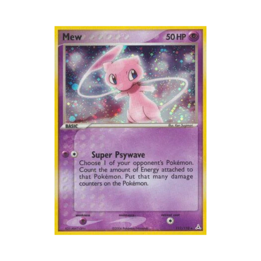 Pokemon TCG Mew RS EX Holon Phantoms (English Ver.)