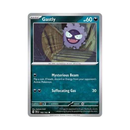 Pokemon TCG Gastly C Temporal Forces (English Ver.)