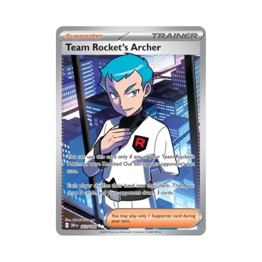 Pokemon TCG Team Rocket's Archer UR Destined Rivals (English Ver.)