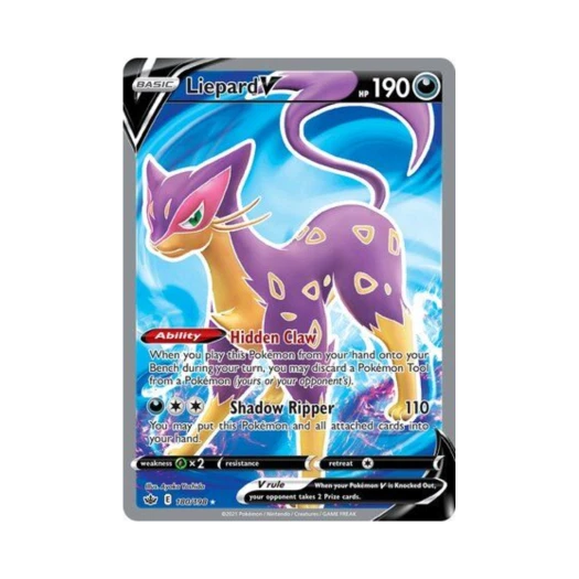 포켓몬 TCG 레파르다스 V RU 칠링 레인 (영문판)