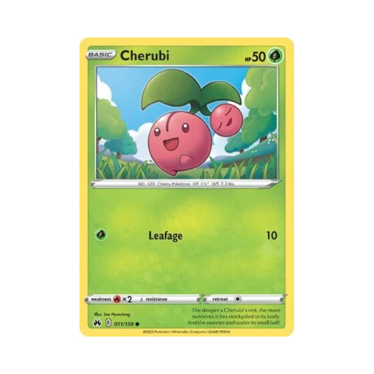 포켓몬 TCG 체리버 C 크라운 제니스 (영문판)