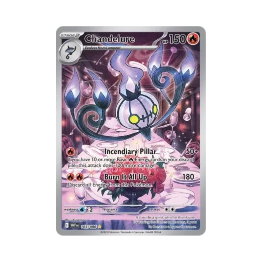 포켓몬 TCG 샹델라 IR 화이트플레어 (영문판)