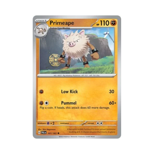 Pokemon TCG Primeape U Paldea Evolved (English Ver.)