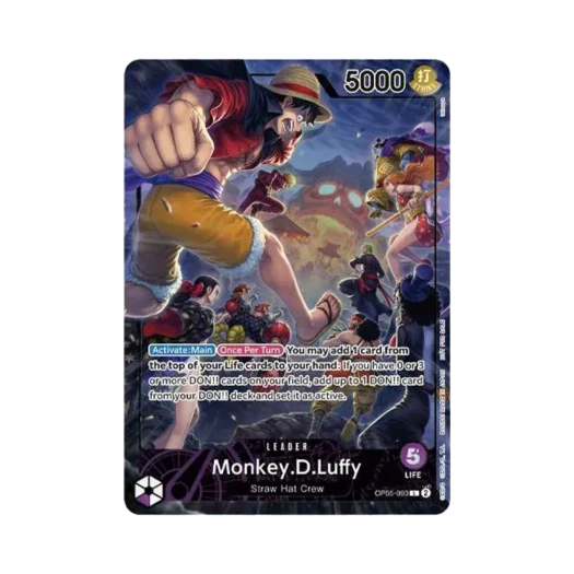 원피스 TCG 몽키 D. 루피 L OP05-060 EN PSA 콜라보 한정 프로모 카드 (영문판)