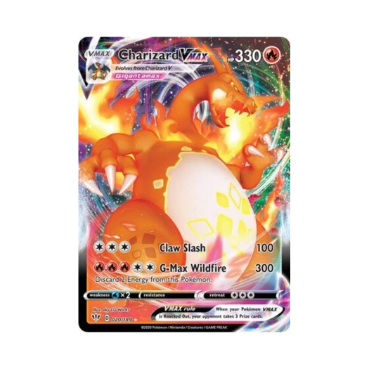 Pokemon TCG Charizard VMAX HRV Darkness Ablaze (English Ver.)