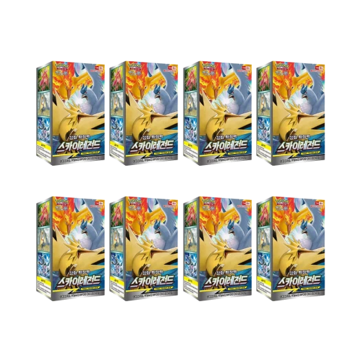 포켓몬 TCG 썬&문 강화 확장팩 스카이레전드 8 박스 (160팩/한글판)