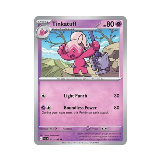 Pokemon TCG Tinkatuff U Paldea Evolved (English Ver.)
