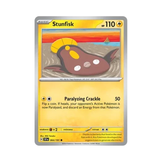 Pokemon TCG Stunfisk C Surging Sparks (English Ver.)
