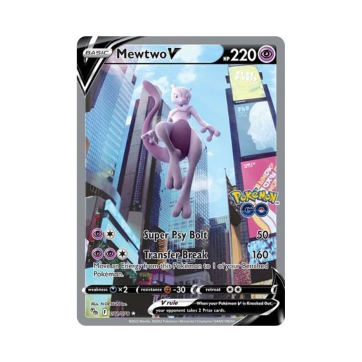 Pokemon TCG Mewtwo V RU Pokemon GO (English Ver.)