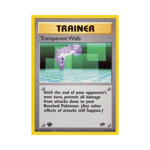 포켓몬 TCG 트랜스페어런트 월스 C 짐 첼린지 (영문판)