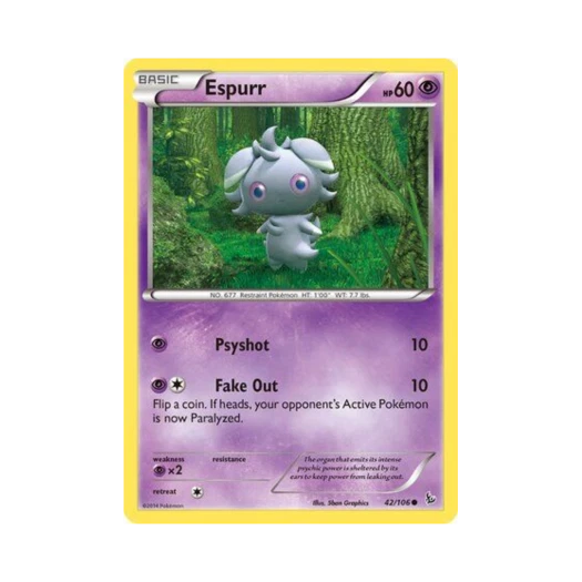 포켓몬 TCG 냐스퍼 C 플래시파이어 (영문판)