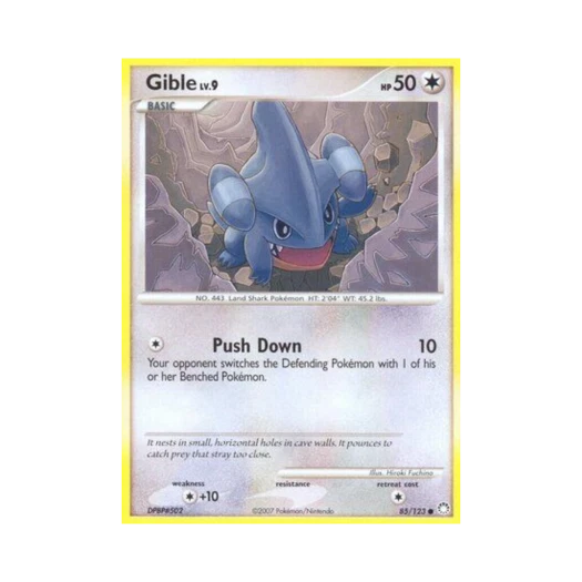 Pokemon TCG Gible C Mysterious Treasures (English Ver.)