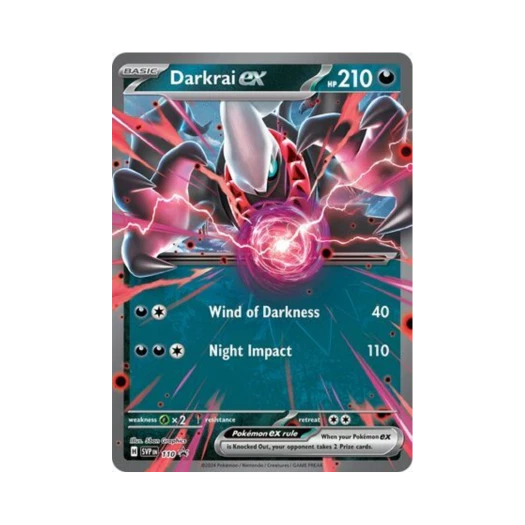 포켓몬 TCG 다크라이 ex P 스칼렛 & 바이올렛 프로모 카드 (영문판)