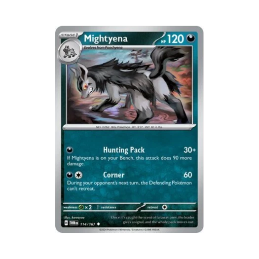 Pokemon TCG Mightyena U Twilight Masquerade (English Ver.)