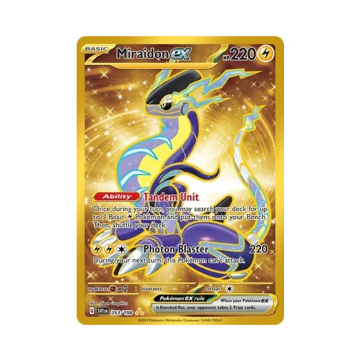 포켓몬 TCG 미라이돈 ex HR 스칼렛 & 바이올렛 (영문판)