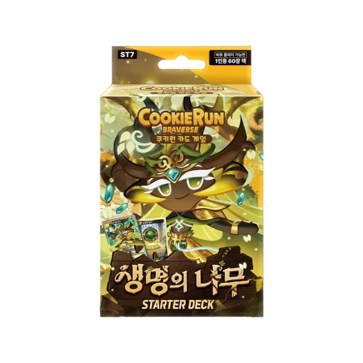 쿠키런 TCG 쿠키런 브레이버스 카드 게임 스타터 덱 생명의 나무 (60팩/한글판)